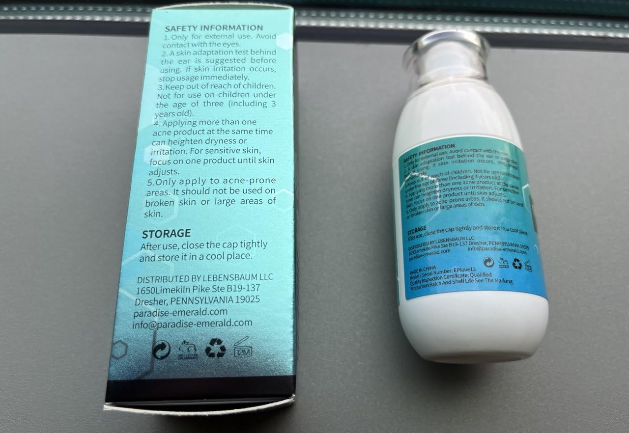 Paradise Emerald Suero: cuidado para cuerpo y espalda, adecuado para zonas propensas al acné.