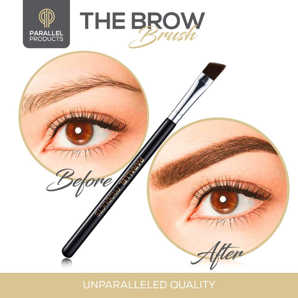 PARALLEL PRODUCTS – cepillo angular para cejas, herramienta versátil para distintos productos.