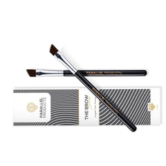 PARALLEL PRODUCTS – cepillo angular para cejas, aplicación de crema con delineado controlado.