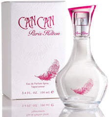 Paris Hilton Can Can: botella centrada, aroma sofisticado para ocasiones especiales.