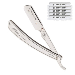 Parker SRX afeitadora recta de acero inoxidable para un afeitado preciso en casa