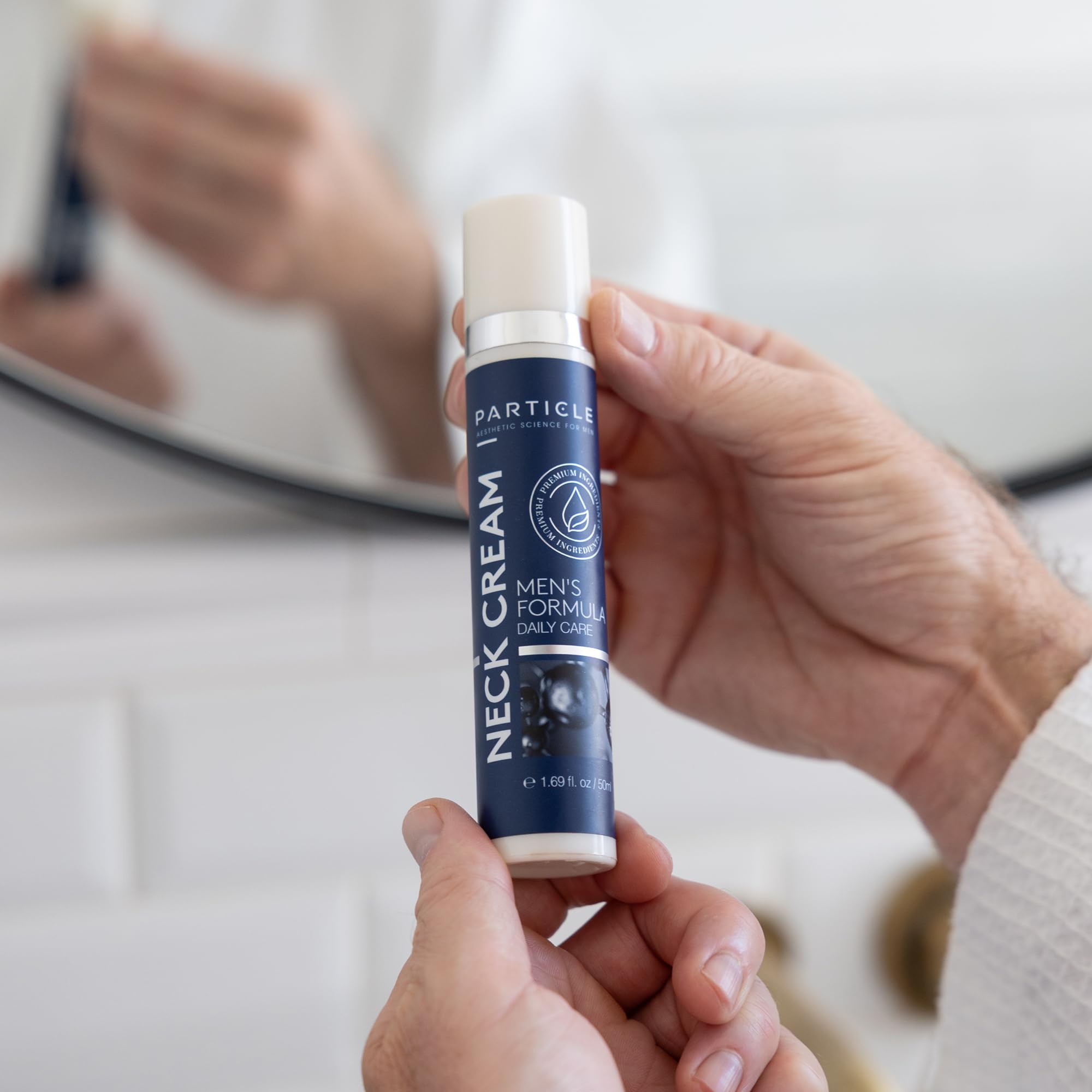 Particle Crema cuello cuidado diario, complemento perfecto para rutina masculina