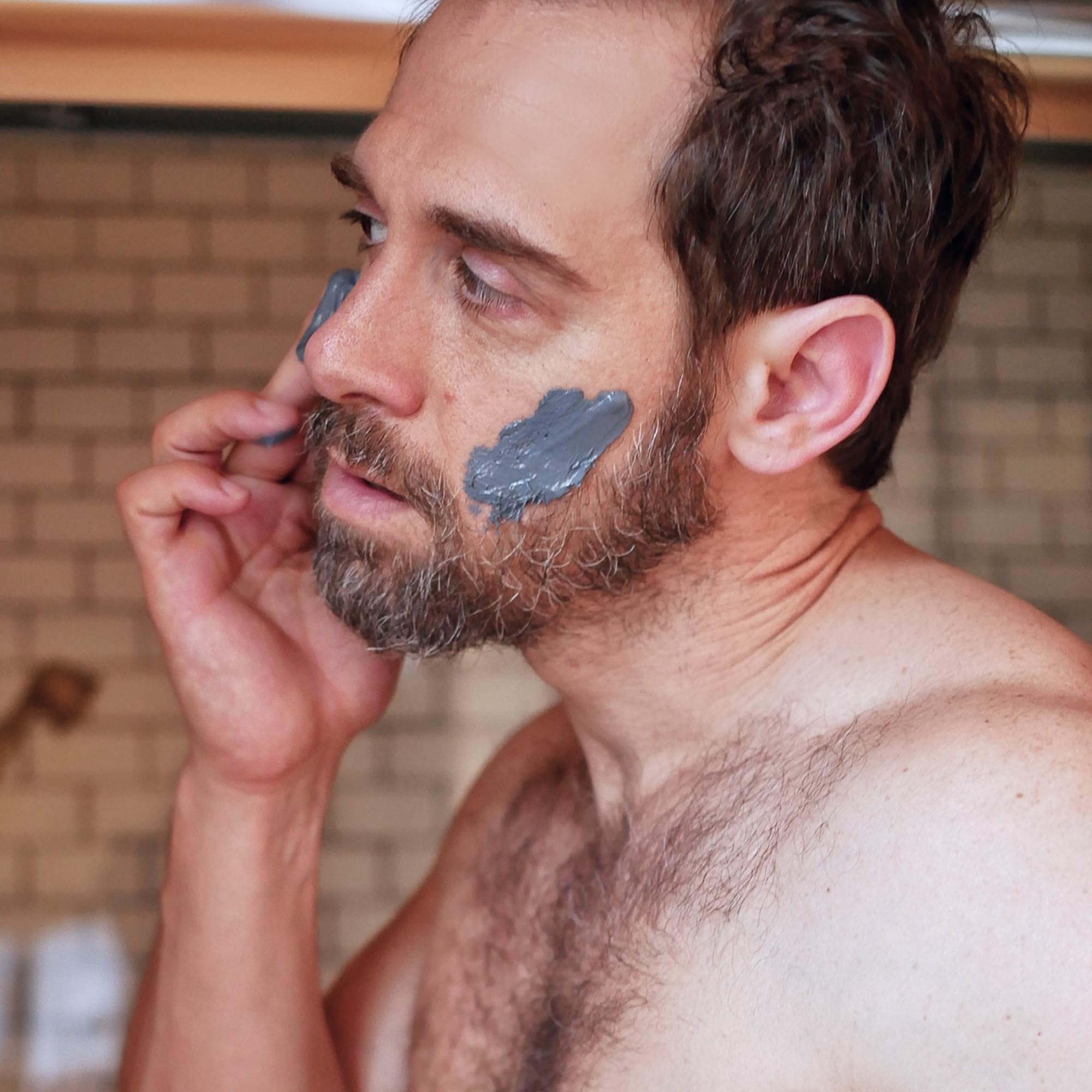 Particle Mascarilla Mineral para Hombres, ideal para bolso de gimnasio y retoques.