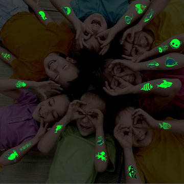 PARTYWIND tatuajes estrella marina luminosa para manualidades