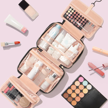 Partylamb bolsa de maquillaje pequeña para mantener lo esencial organizado.