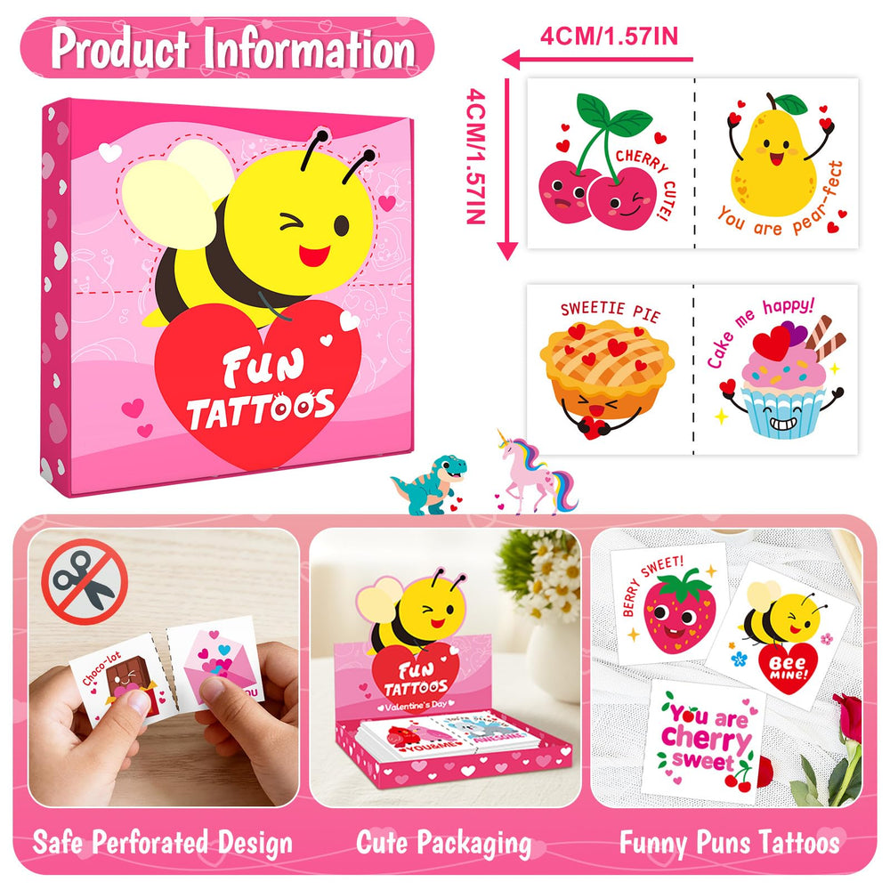 PARTYWIND tatuajes perforados, diseño seguro para juego sin tijeras.