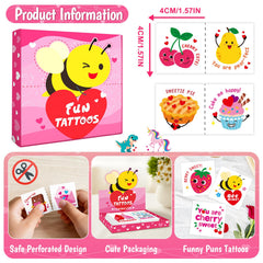 PARTYWIND tatuajes perforados, diseño seguro para juego sin tijeras.