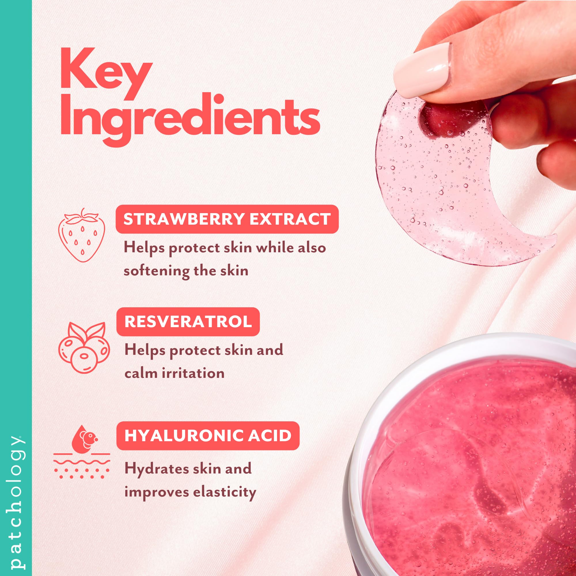 Aroma suave a fresas de Patchology para experiencia sensorial agradable