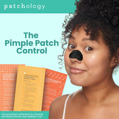 Patchology Breakout Box parches para espinillas en el rostro para piel más limpia