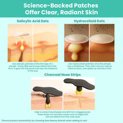 Patchology Breakout Box parches hidrocoloides blancos que absorben impurezas