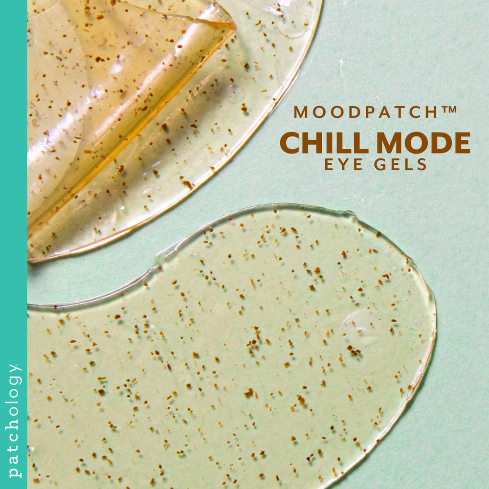Patchology Chill Mode parches oculares gel aplicados para reducción de hinchazón