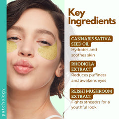 Patchology Chill Mode parches oculares gel con rhodiola, cuidado calmante