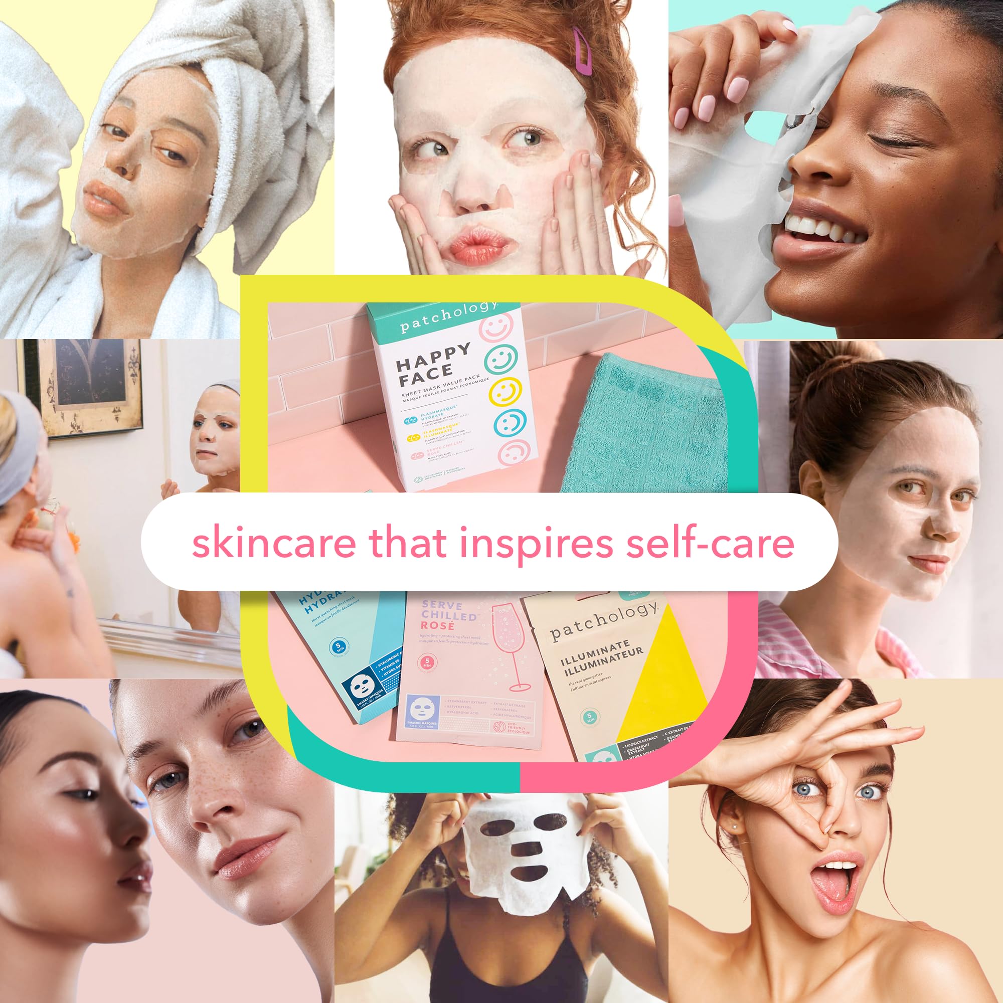 Patchology empaque compacto ideal para viaje y almacenamiento