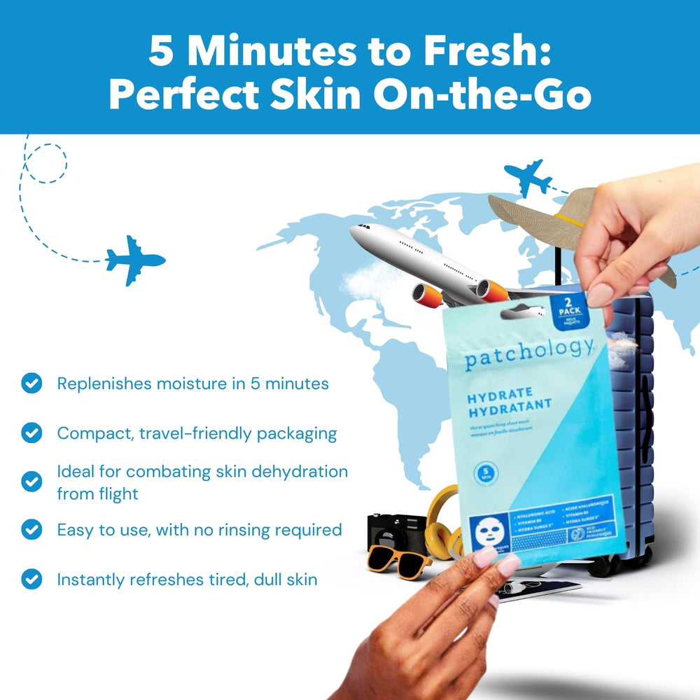 Patchology Hydrate FlashMasque: mascarilla en hoja enfocada en hidratar rápidamente para todo tipo de piel.