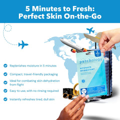 Patchology Hydrate FlashMasque: mascarilla en hoja enfocada en hidratar rápidamente para todo tipo de piel.