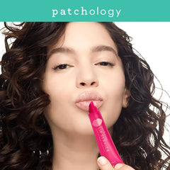 Patchology Lip Service dual-layer protection for lasting moisture and a smooth finish.