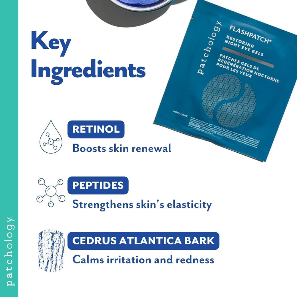 Parches para viaje, compactos y fáciles de usar en la rutina nocturna.