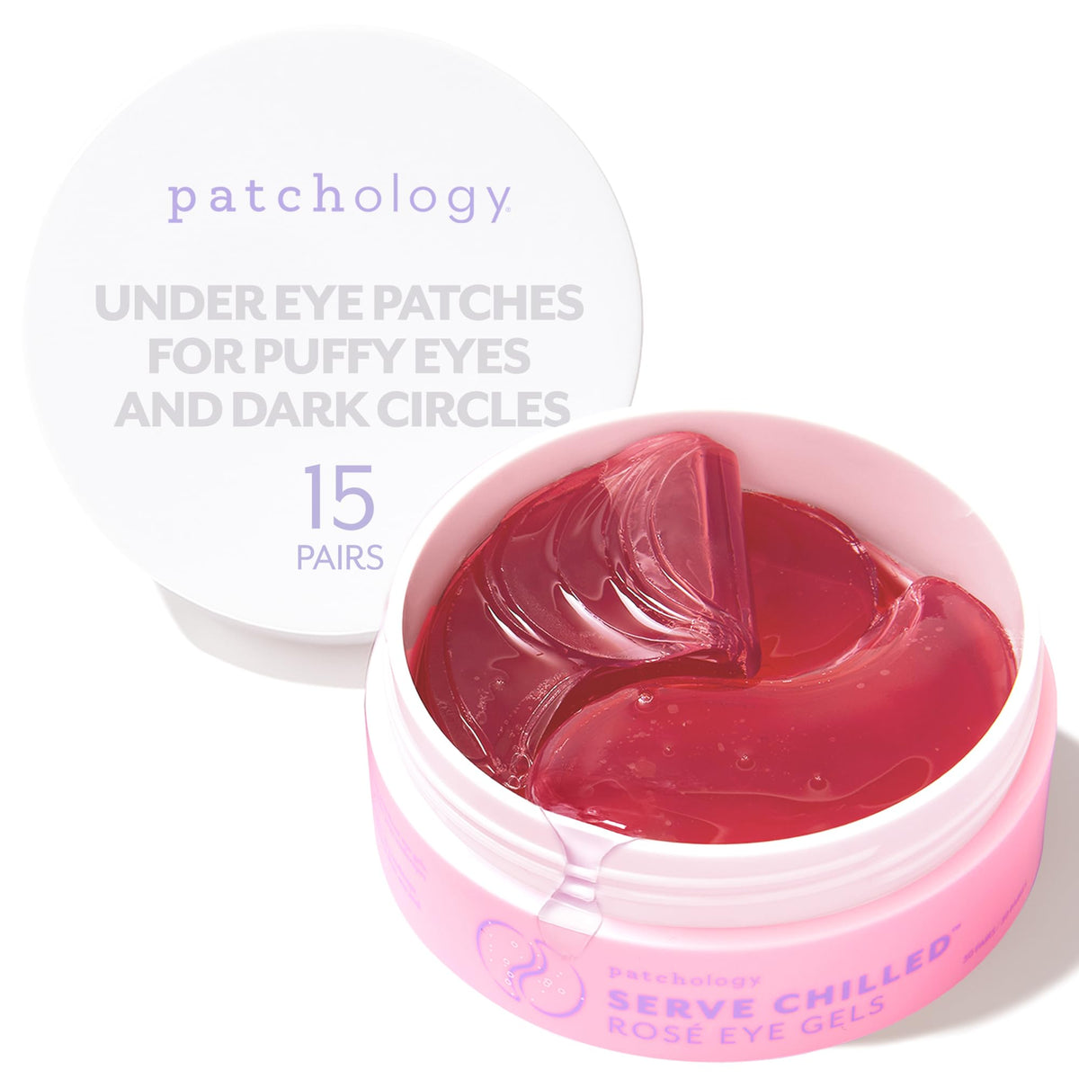 Parches Patchology Rosé Fríos para ojos, hidratantes y mirada más fresca
