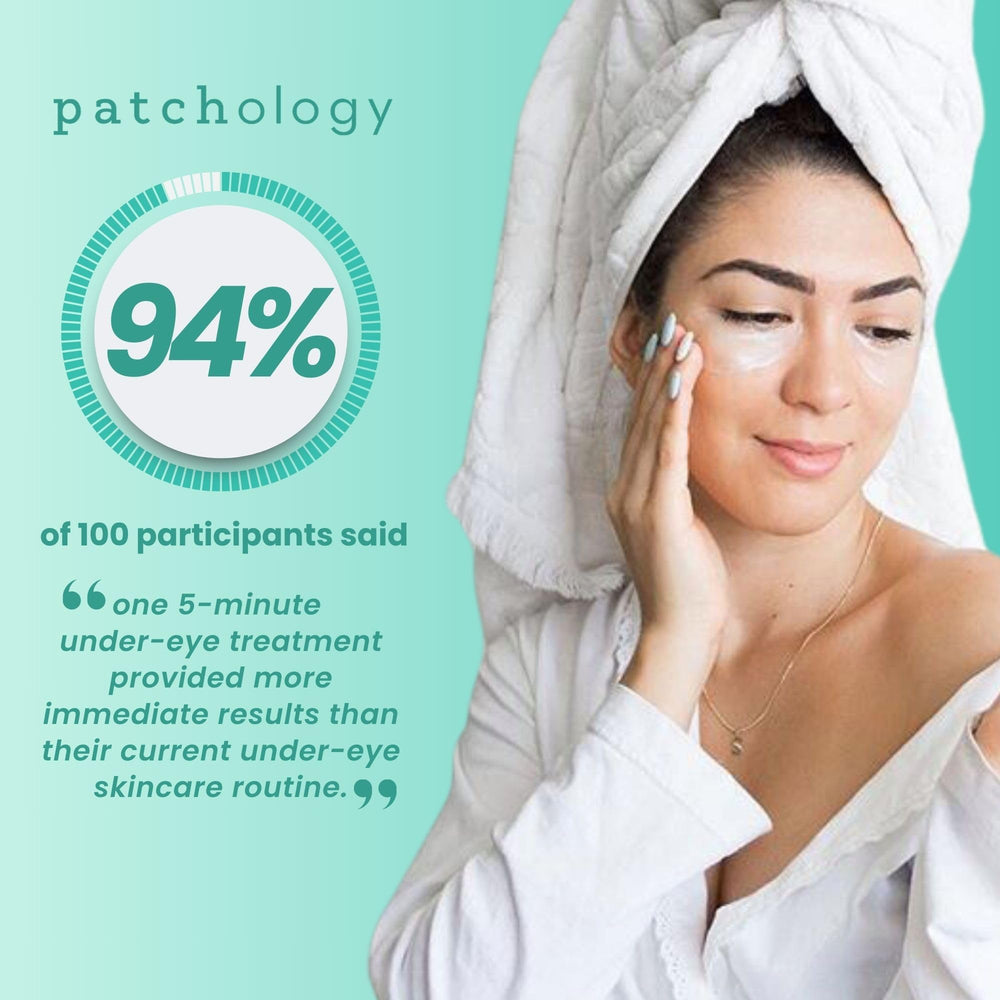 Patchology patches-yeux-extrait-portulaca-oleracea, antioxydants et éclat subtil du regard.