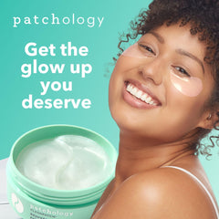Patchology patches-yeux-hydratants-acide-hyaluronique, hydratation intense autour des yeux.