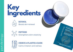 Patchology Restoring Eye Gel Patches ouverture du sachet facilite l’application