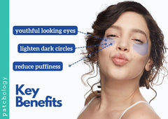 Patchology Restoring Eye Gel Patches texture microgel pour hydratation ciblée