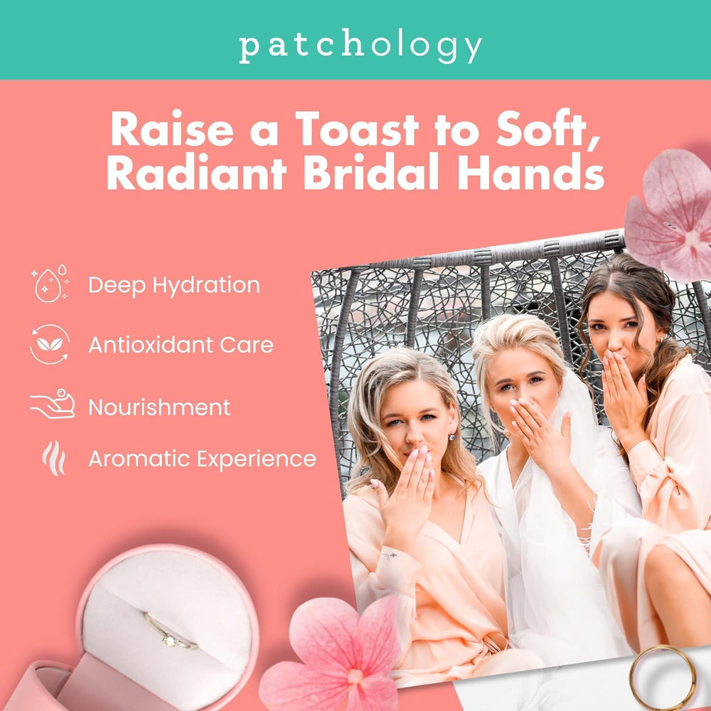 Patchology Rosé Fingers uso rápido en diez minutos para cuidado eficiente