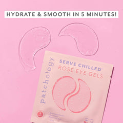Patchology Serve Chilled Rosé parches oculares aplicación rápida