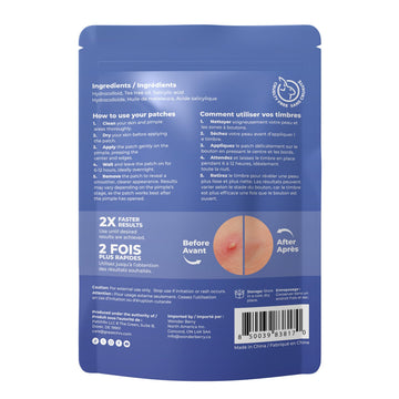 PatchRx parches acné rostro: cobertura discreta para uso en el rostro durante el día.