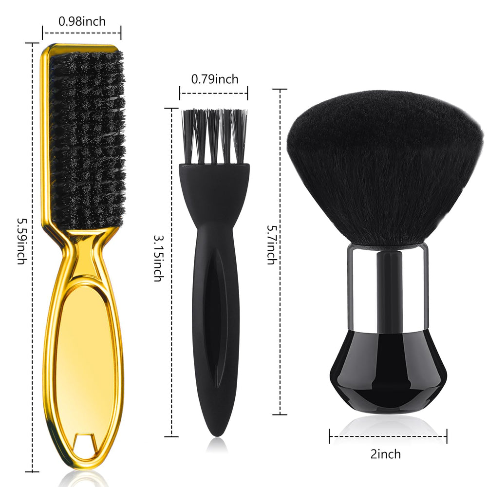 Patelai cepillo barbería negro: cerdas suaves para piel sensible