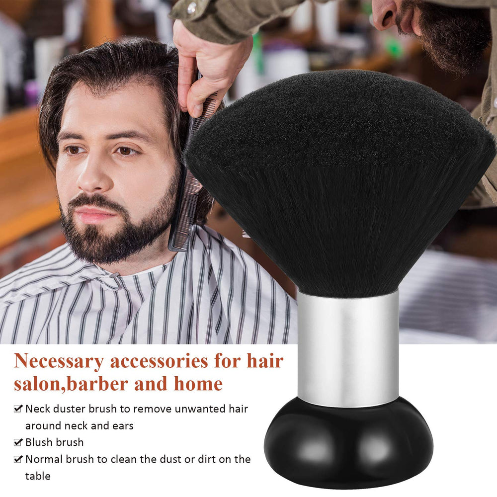 Patelai cepillo limpiacuellos para uso en casa o barbería, compacto y fácil de guardar