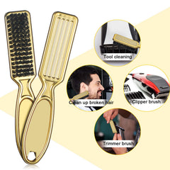 Cepillo Patelai portátil para barbería, perfecto para viaje y retoques rápidos.