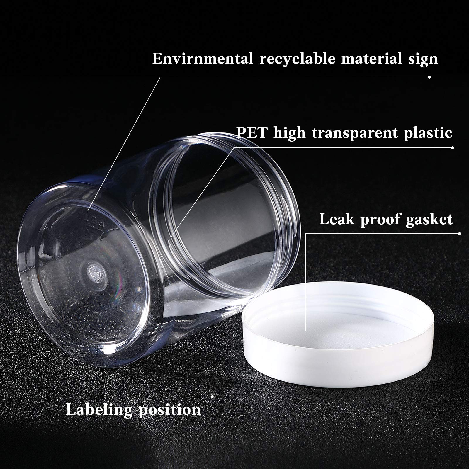 Patelai jarras plástico sello hermético: protección para tus cosméticos