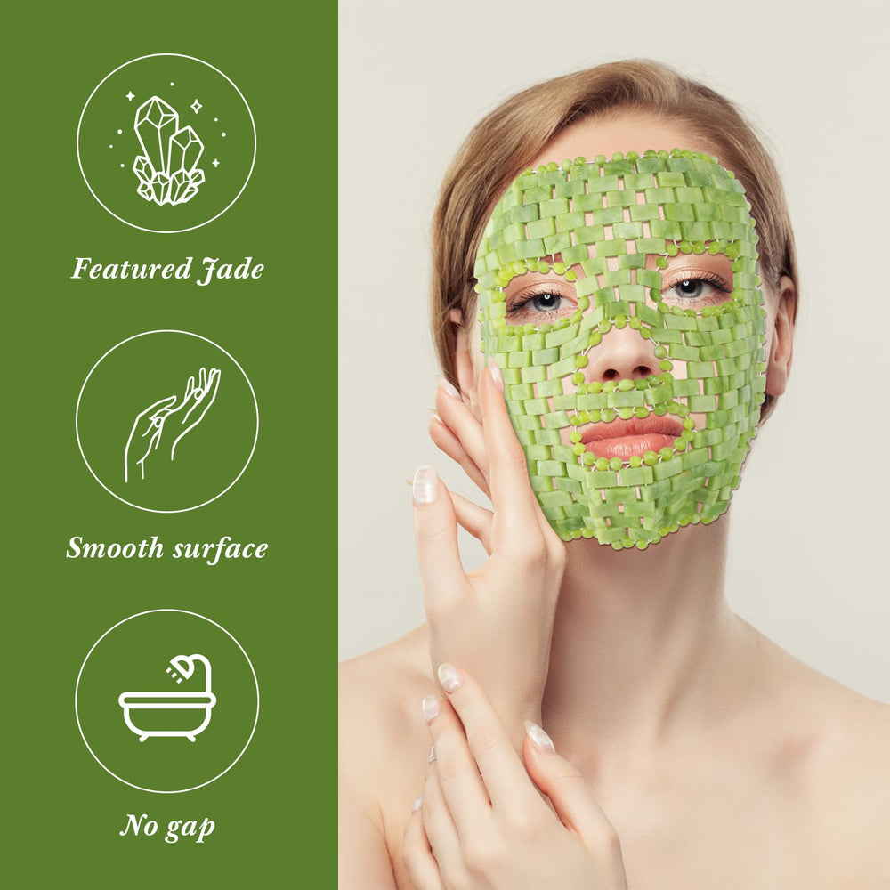 Patelai mascarilla de jade refrigerada: sensación fresca para deshinchar.