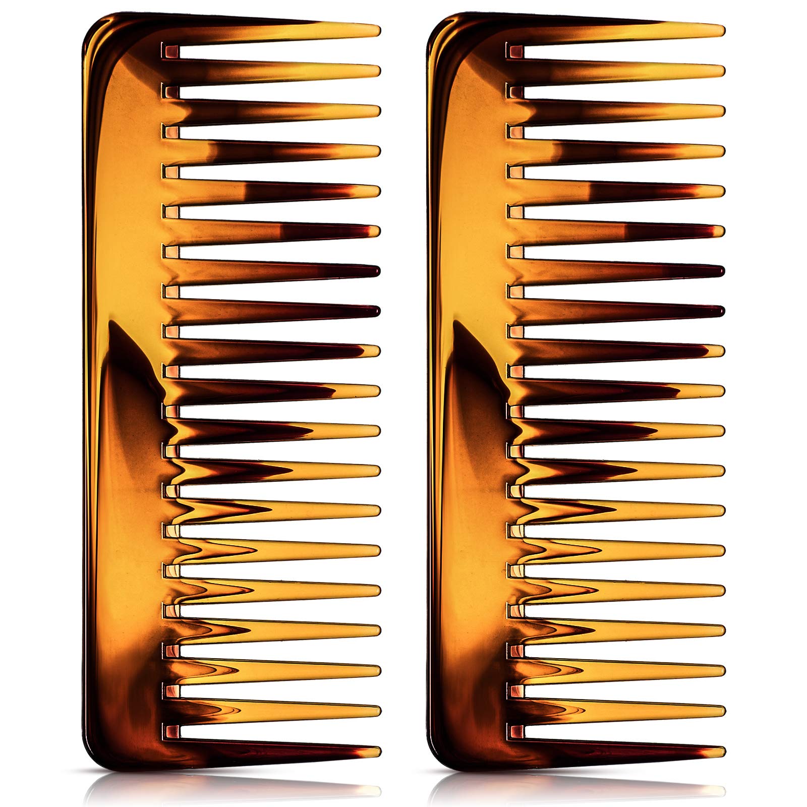 Patelai peine dientes anchos desenreda suave y evita tirones en cabello rizado