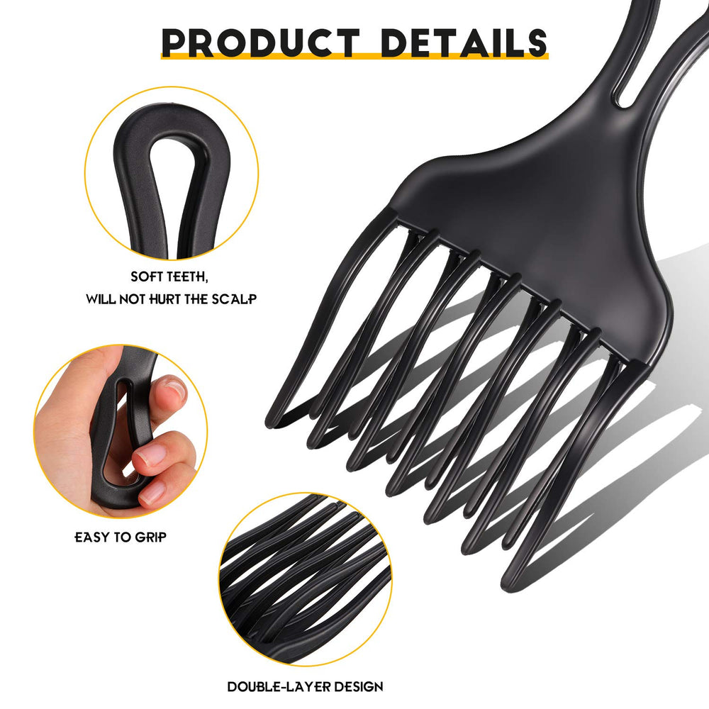 Patelai peine ergonómico con agarre cómodo para peinar con precisión