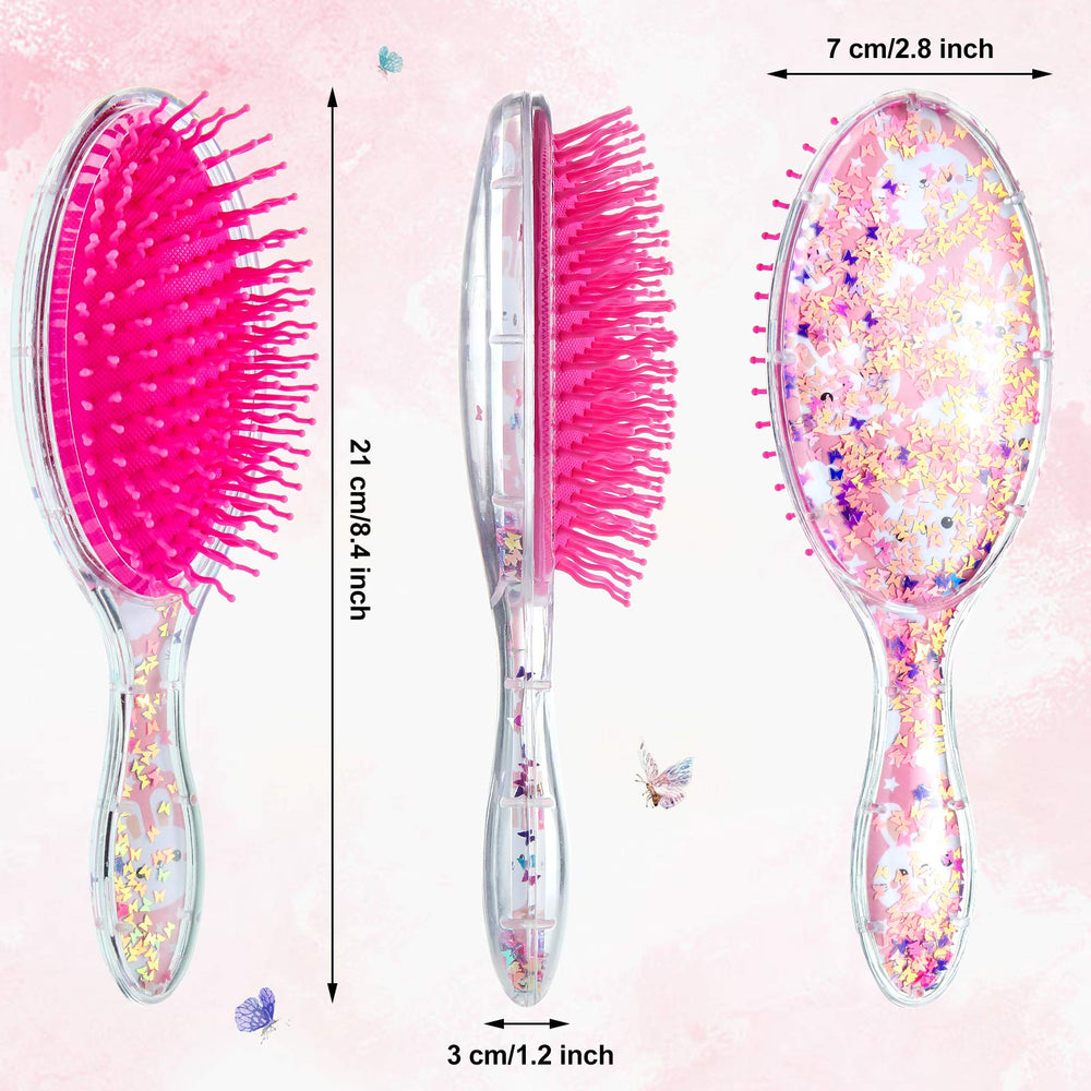 Patelai peine infantil para cabello liso, secado rápido con cerdas redondeadas.