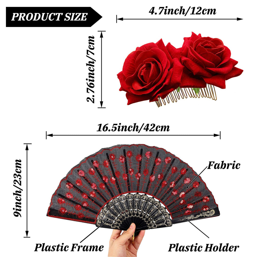 Patelai prendedor flor rosa detalle pétalos, añade dimensión y color al peinado.