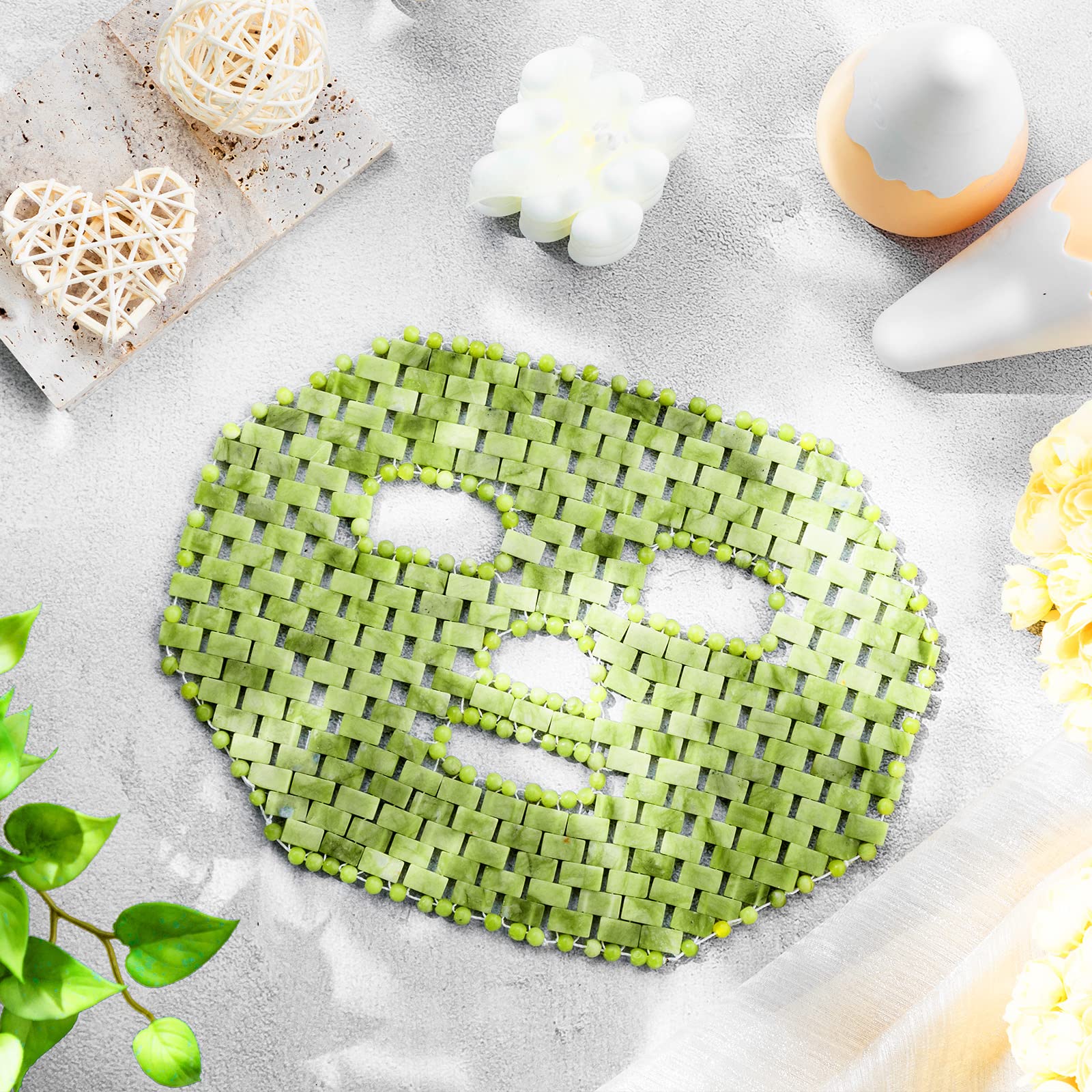 Patelai regalo práctico: mascarilla de jade para familia y amigos.