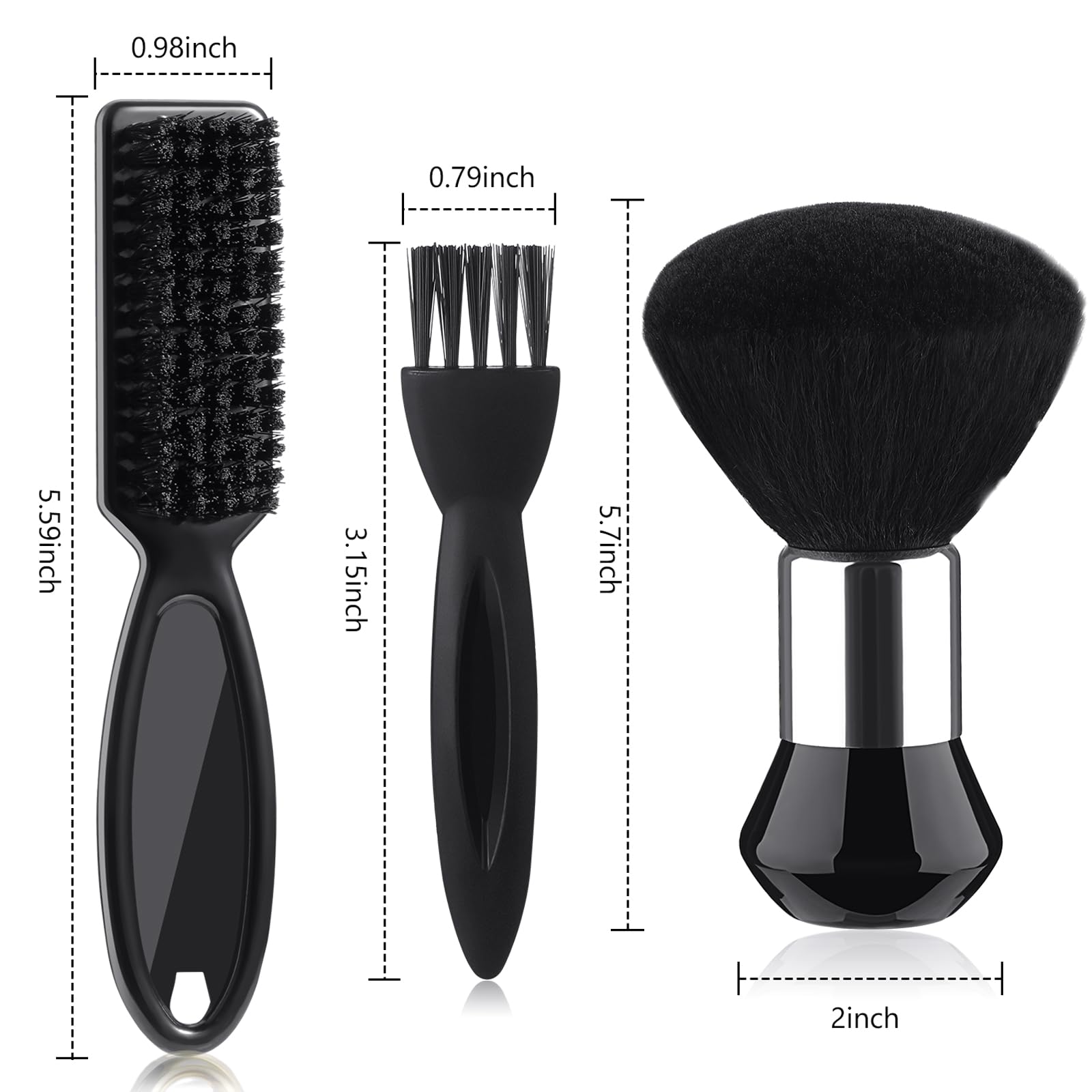 Patelai set limpieza para barberos, práctico y versátil.
