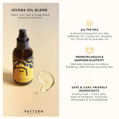 PATTERN Aceite cartamo jojoba cabello brillo y nutrición