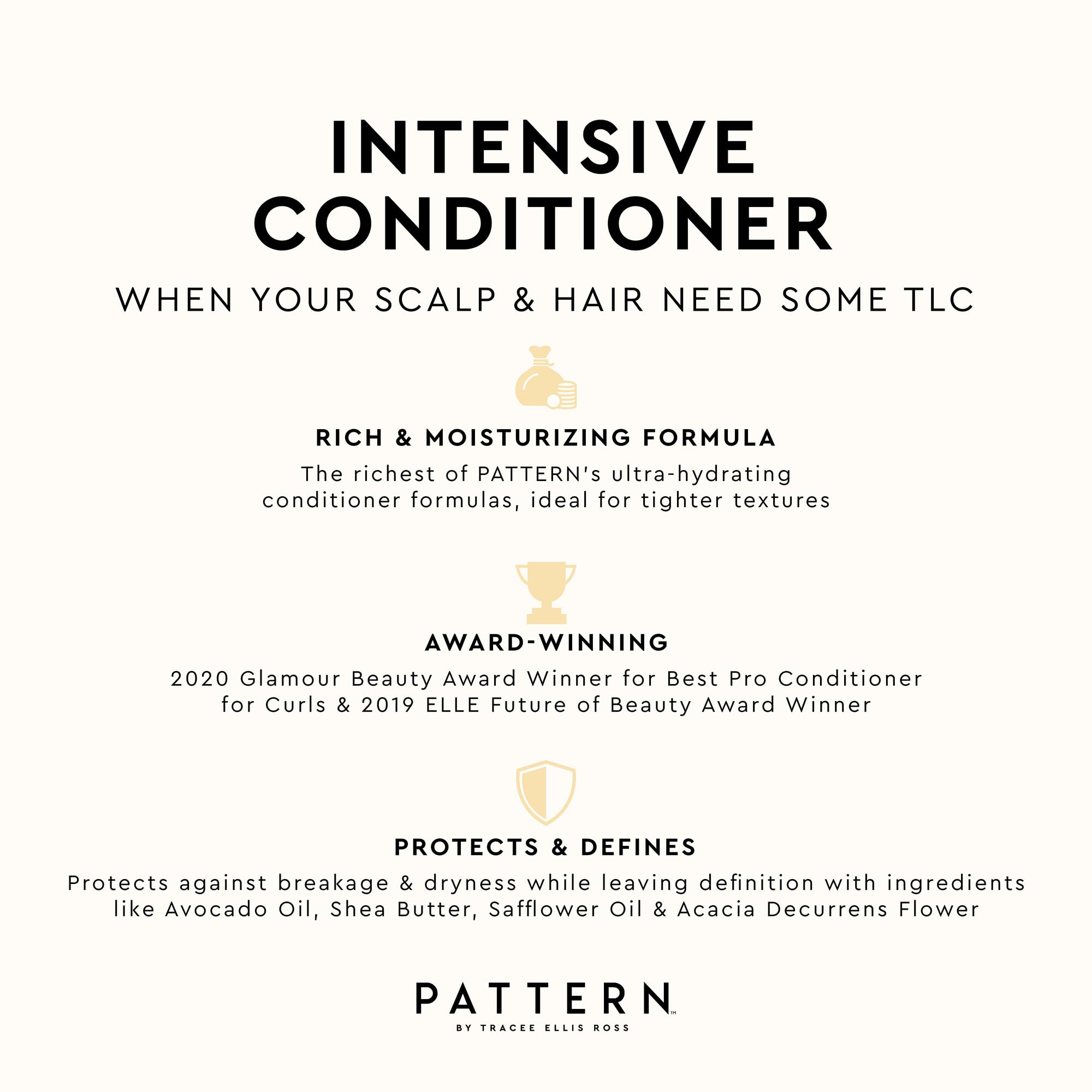 Rizos brillantes e hidratados tras usar PATTERN Beauty Ellis Ross