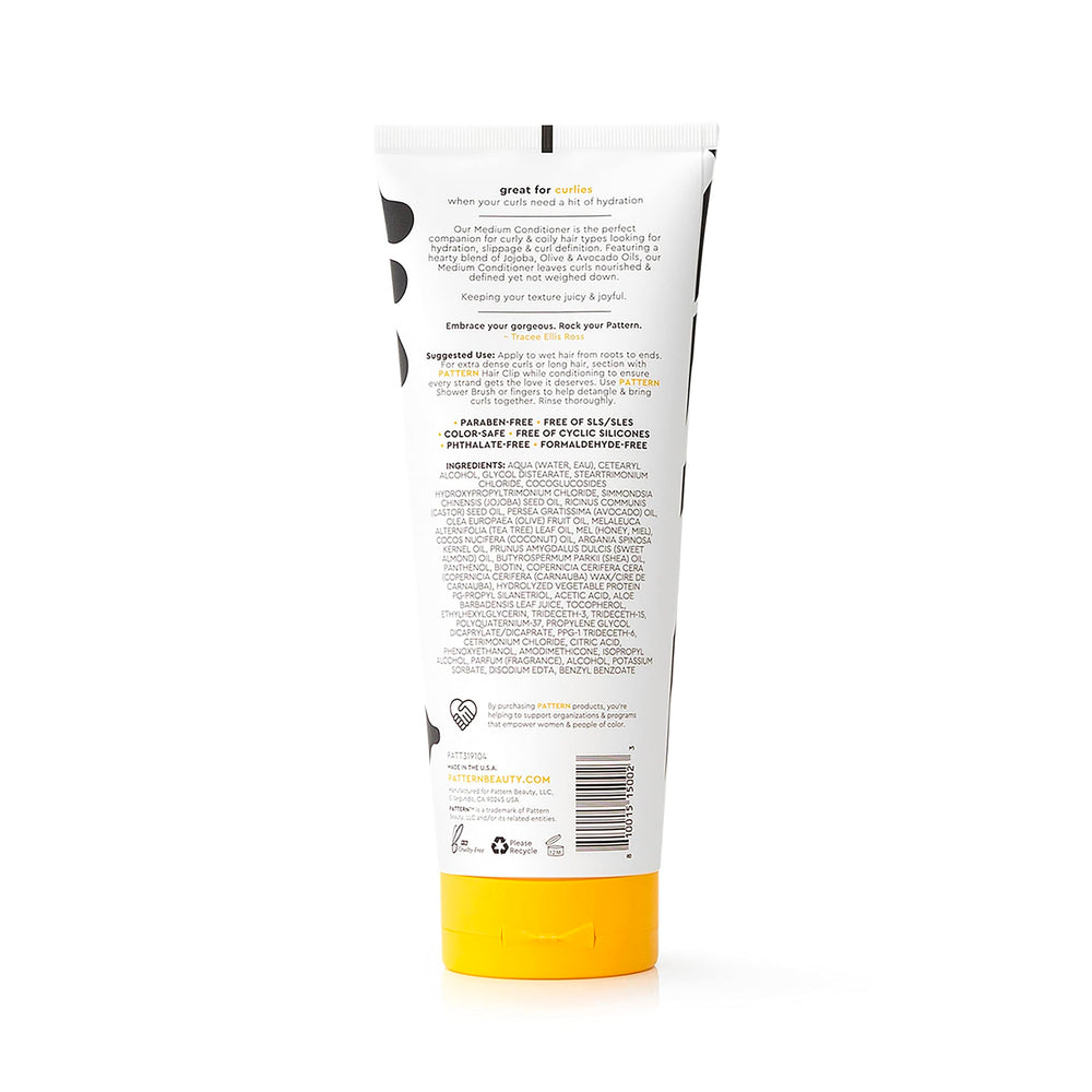 Fórmula sin SLS/SLES de PATTERN para cabello suave.
