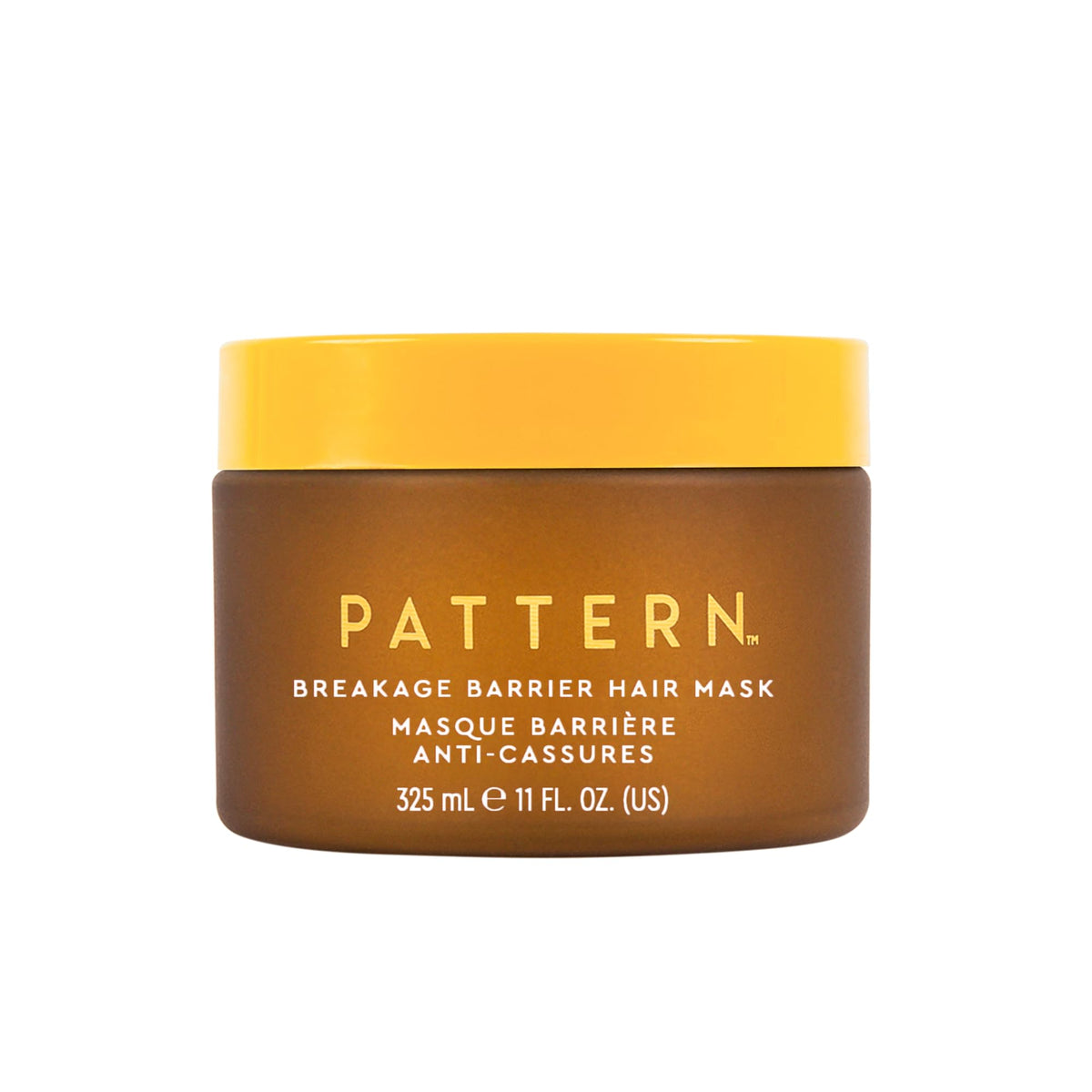 PATTERN Breakage Barrier Mask en envase, miel de Manuka para rizos.
