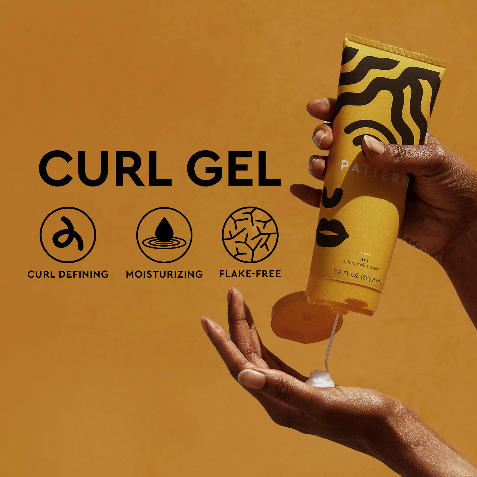 PATTERN Gel Curl – huile de cacay soutient la définition naturelle