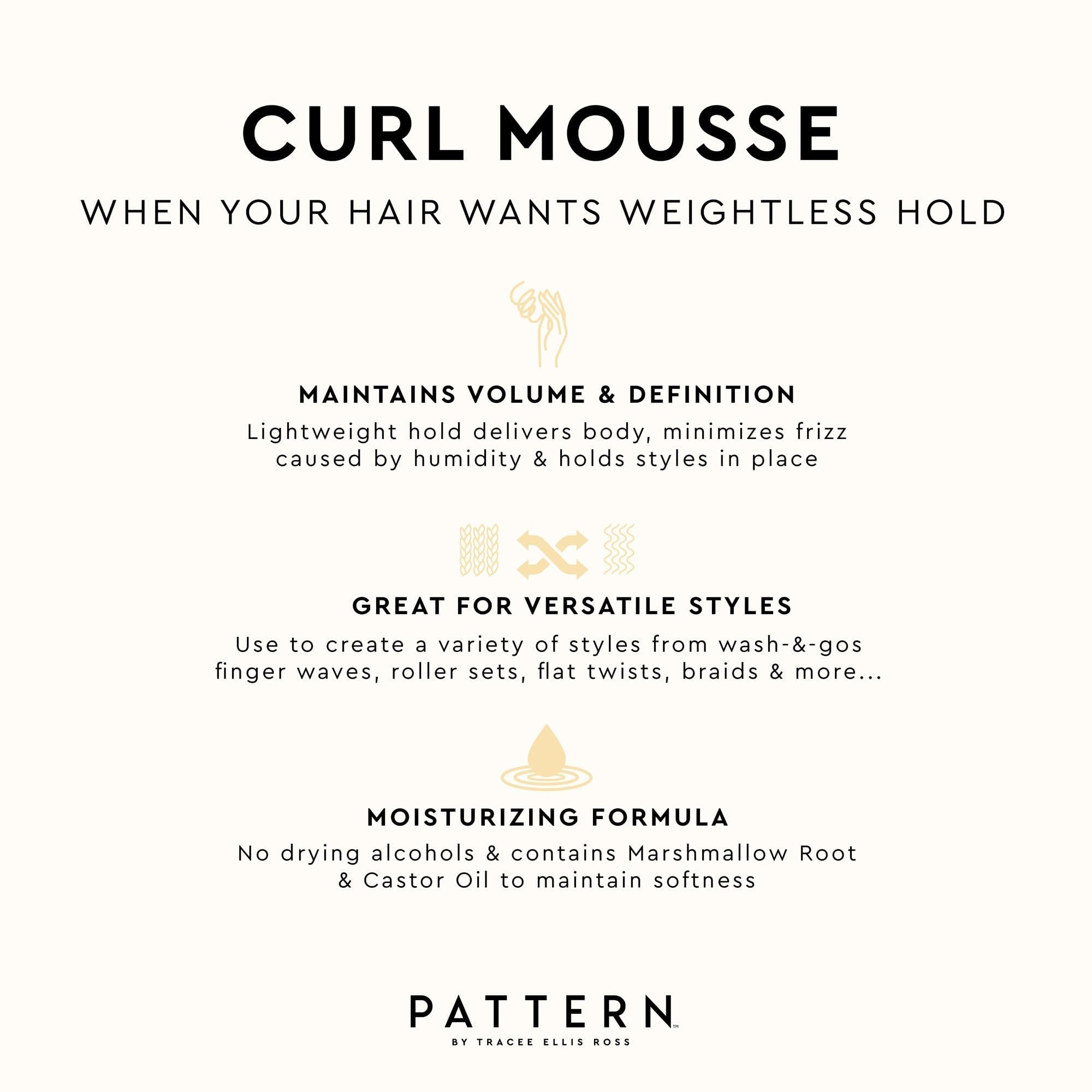 PATTERN Mousse sin alcoholes ayuda a suavidad