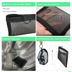 Patu Mini bolsa malla dimensiones 4x5 pulgadas