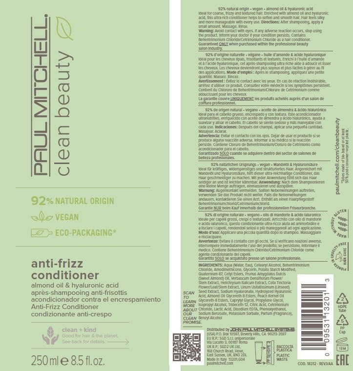 Textura sedosa obtenida con el acondicionador anti-frizz