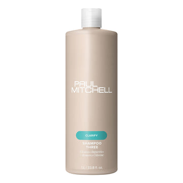 Paul Mitchell Shampoo Three botella clarificante elimina cloro y minerales