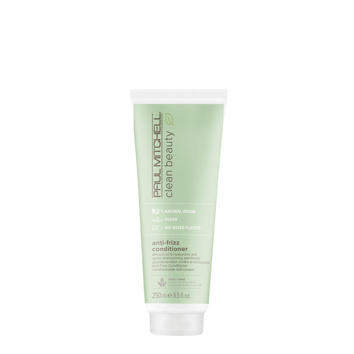 Paul Mitchell Clean Beauty Anti-Frizz: botella del producto con acabado suave